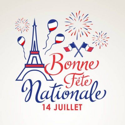 Bonne fête nationale de la France
