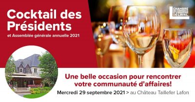 AGA de la CCILaval et Le Cocktail des Présidents