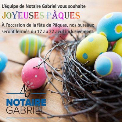 Joyeuses Pâques !